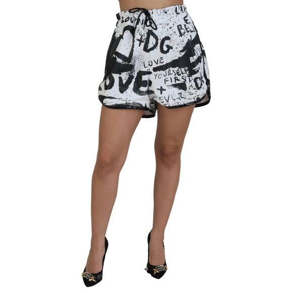 Dolce & Gabbana Multicolor Graffiti HighWaist Bermuda Shorts main image 0